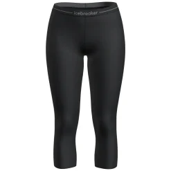 Icebreaker 200 Oasis 3/4 thermobroek dames black