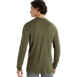 Icebreaker 200 Oasis LS thermoshirt heren loden