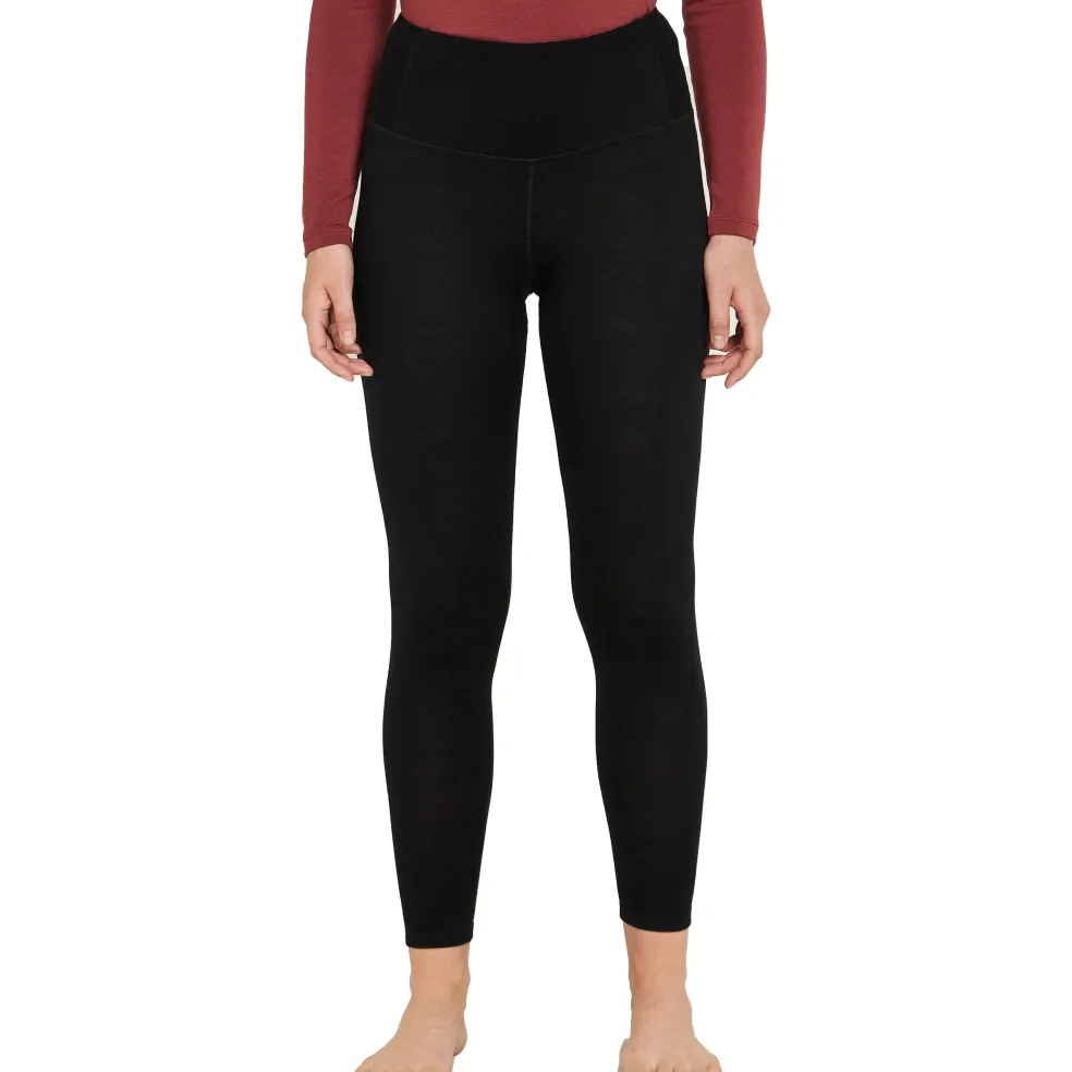 Icebreaker 260 Tech high Rise thermobroek dames black