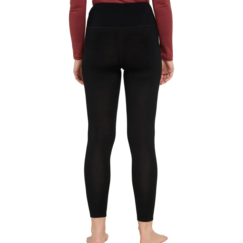 Icebreaker 260 Tech high Rise thermobroek dames black