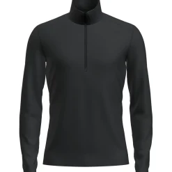Icebreaker 260 Tech LS Half Zip thermoshirt heren black