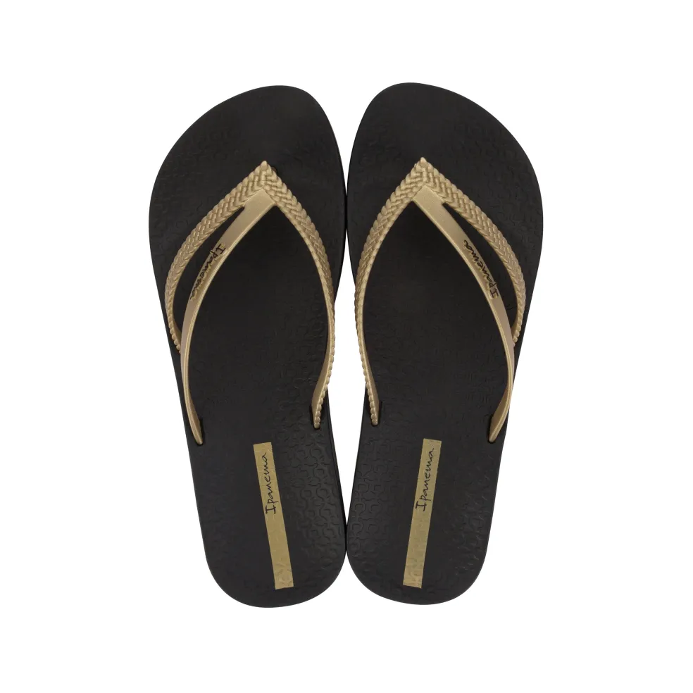 Ipanema Anatomic Bossa Soft slippers dames black gold