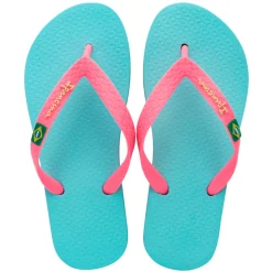Ipanema Classic Brasil slippers kids blue pink