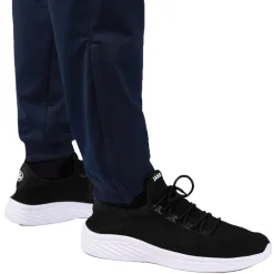 JAKO Allround Polyester trainingsbroek marine fluogeel