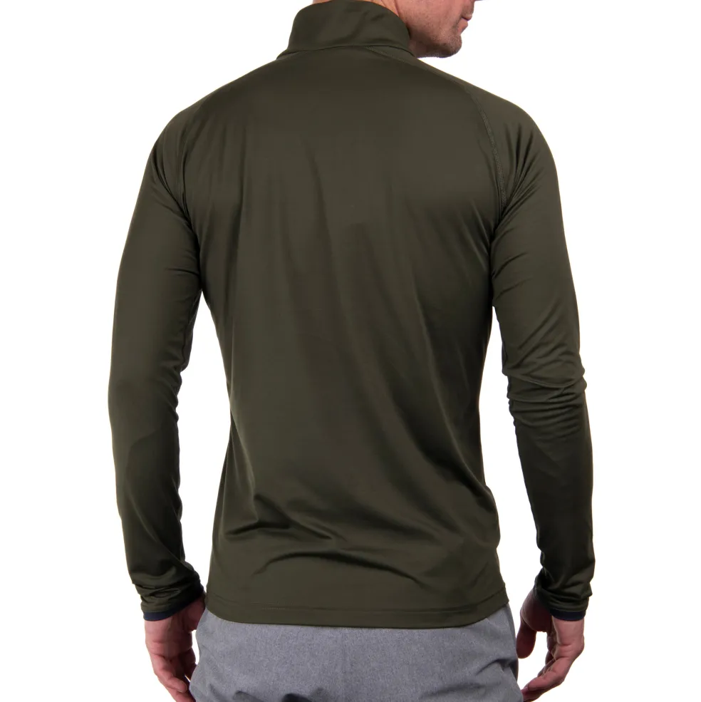 Kjus Feel Half-Zip skipully heren dark olive