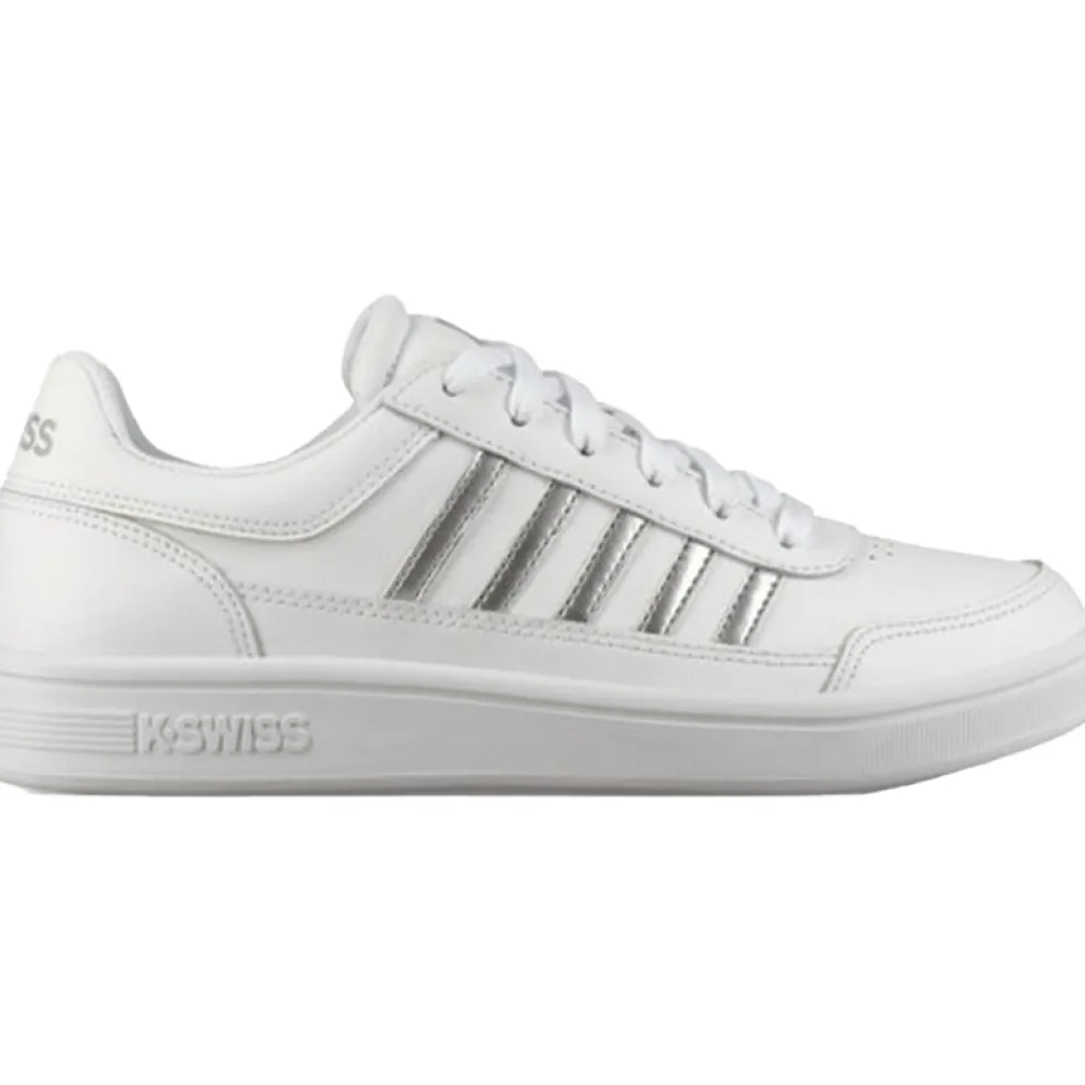 K-Swiss Court Chasseur schoenen dames white silver white
