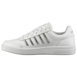 K-Swiss Court Chasseur schoenen dames white silver white