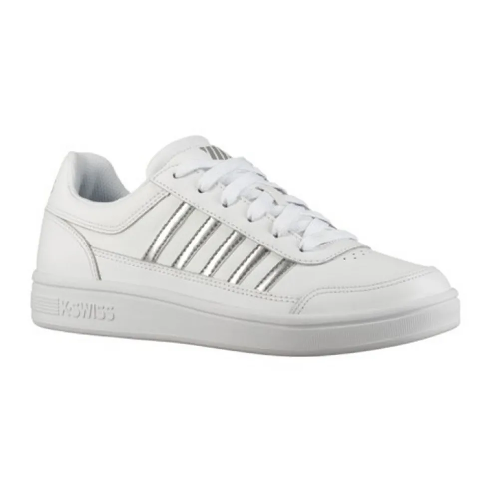 K-Swiss Court Chasseur schoenen dames white silver white