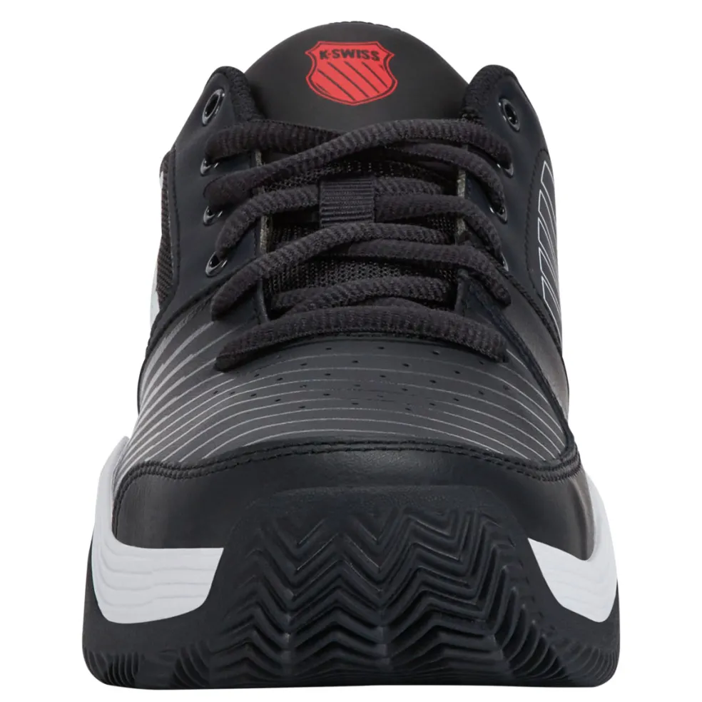 K-Swiss Court Express HB tennisschoenen heren stretch limo white high risk red