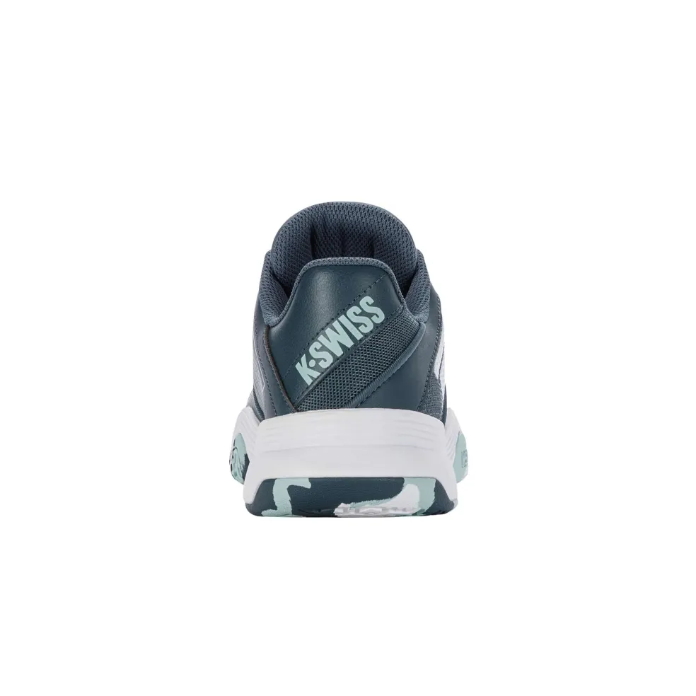 K-Swiss Court Express Omni tennisschoenen junior indian teal white aqua splash