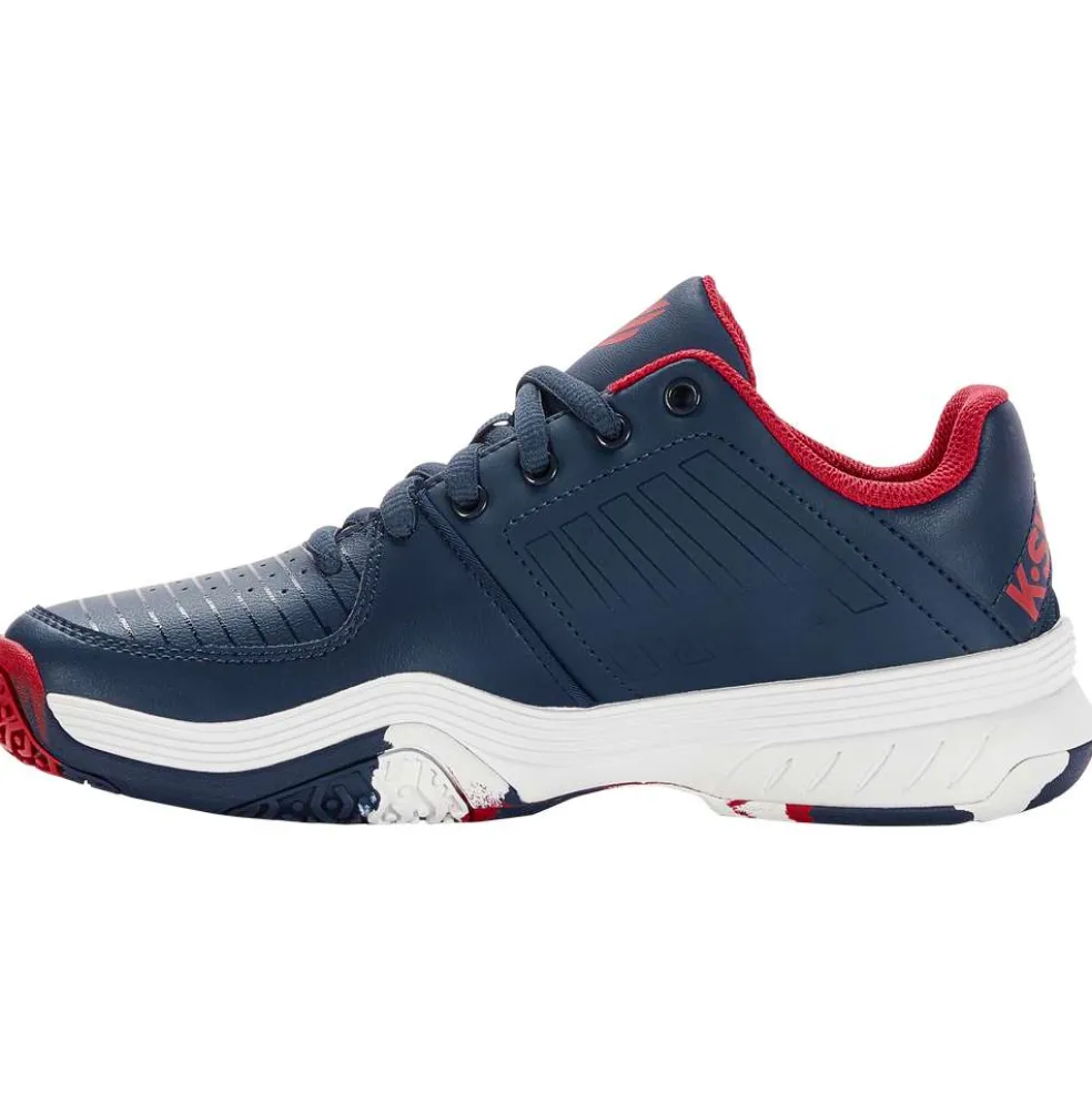 K-Swiss Court Express Omni tennisschoenen junior blue opal white lollipop