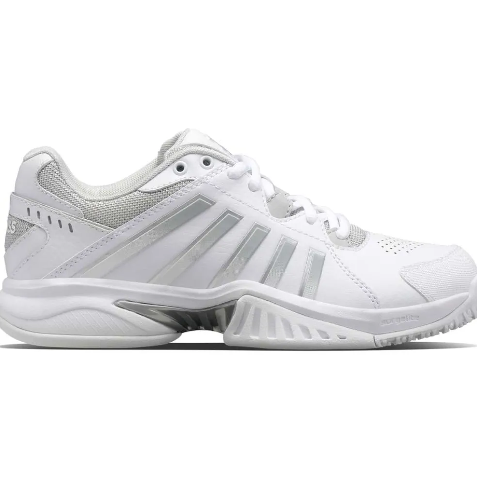 K-Swiss Receiver V Omni tennisschoenen dames white vapor blue silver