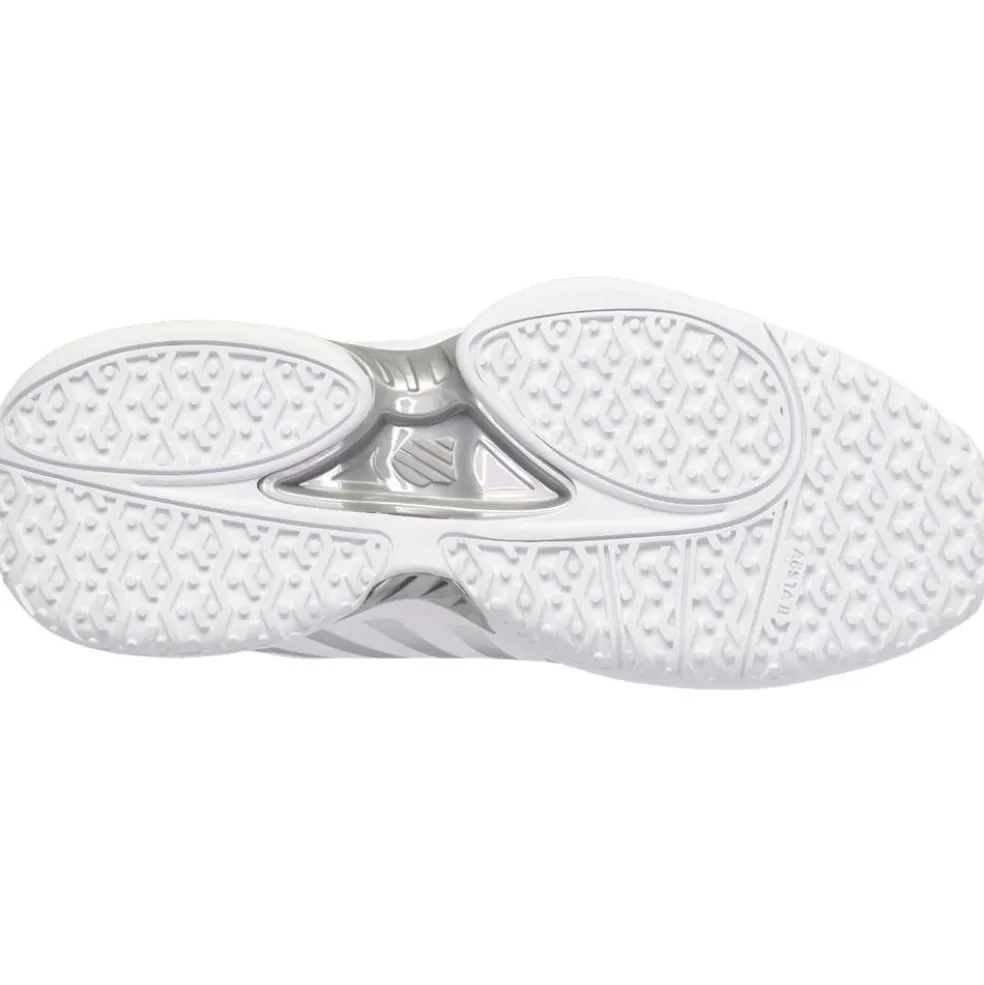 K-Swiss Receiver V Omni tennisschoenen dames white vapor blue silver