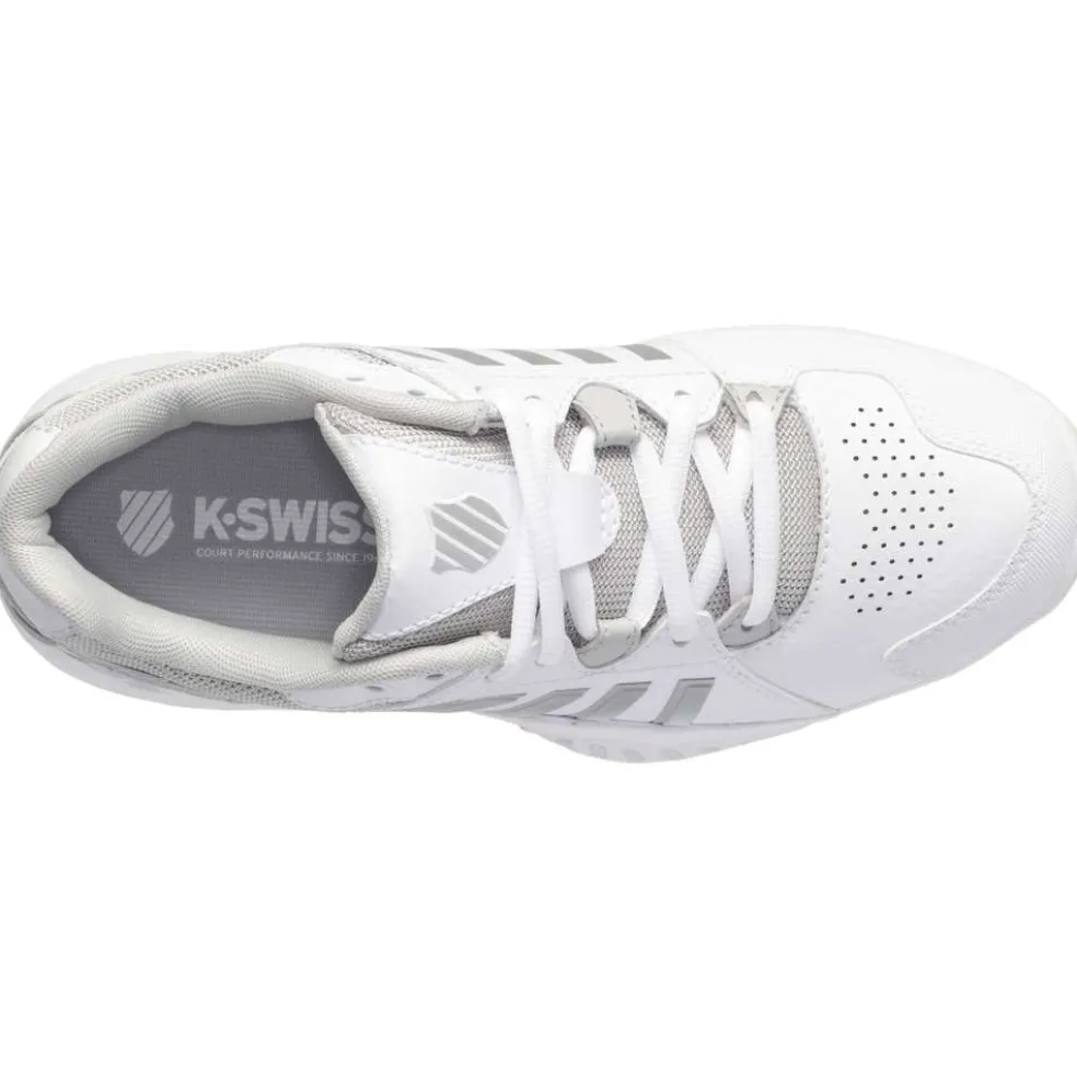 K-Swiss Receiver V Omni tennisschoenen dames white vapor blue silver