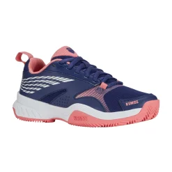 K-Swiss SpeedEx HB padelschoenen dames estate blue white strawberry ice