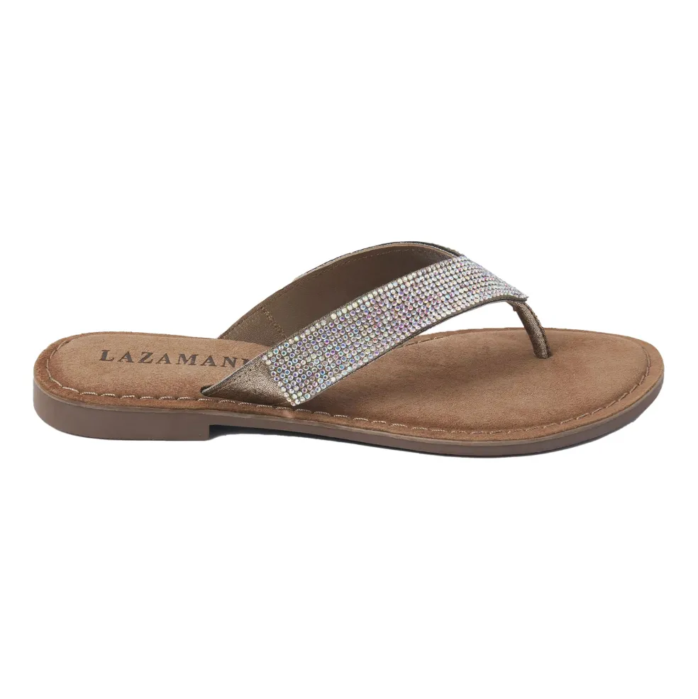 Lazamani 75.803 slippers dames diamond rainbow