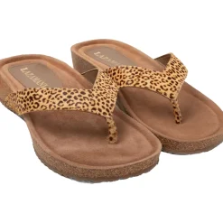 Lazamani Laura slippers dames leopard