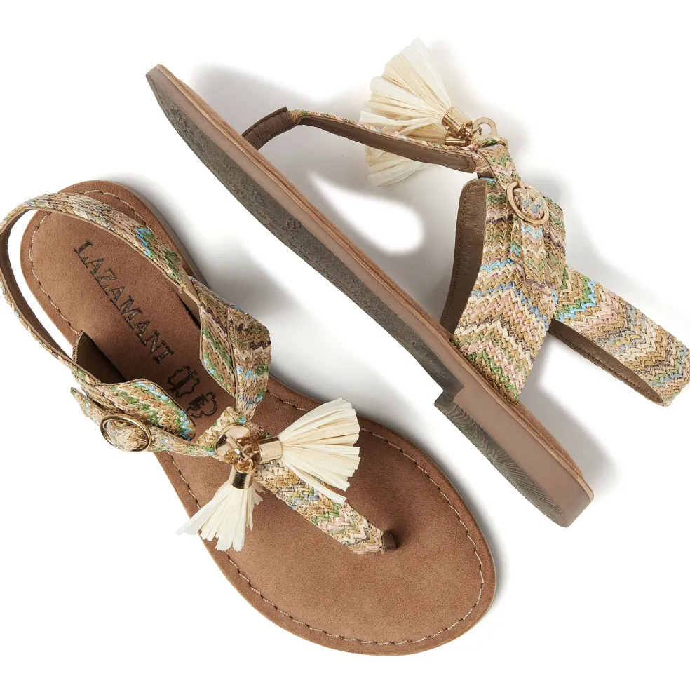 Lazamani Noa sandalen dames beige