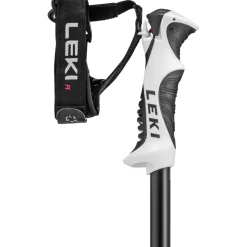 Leki Bold S skistokken dark anthracite black white