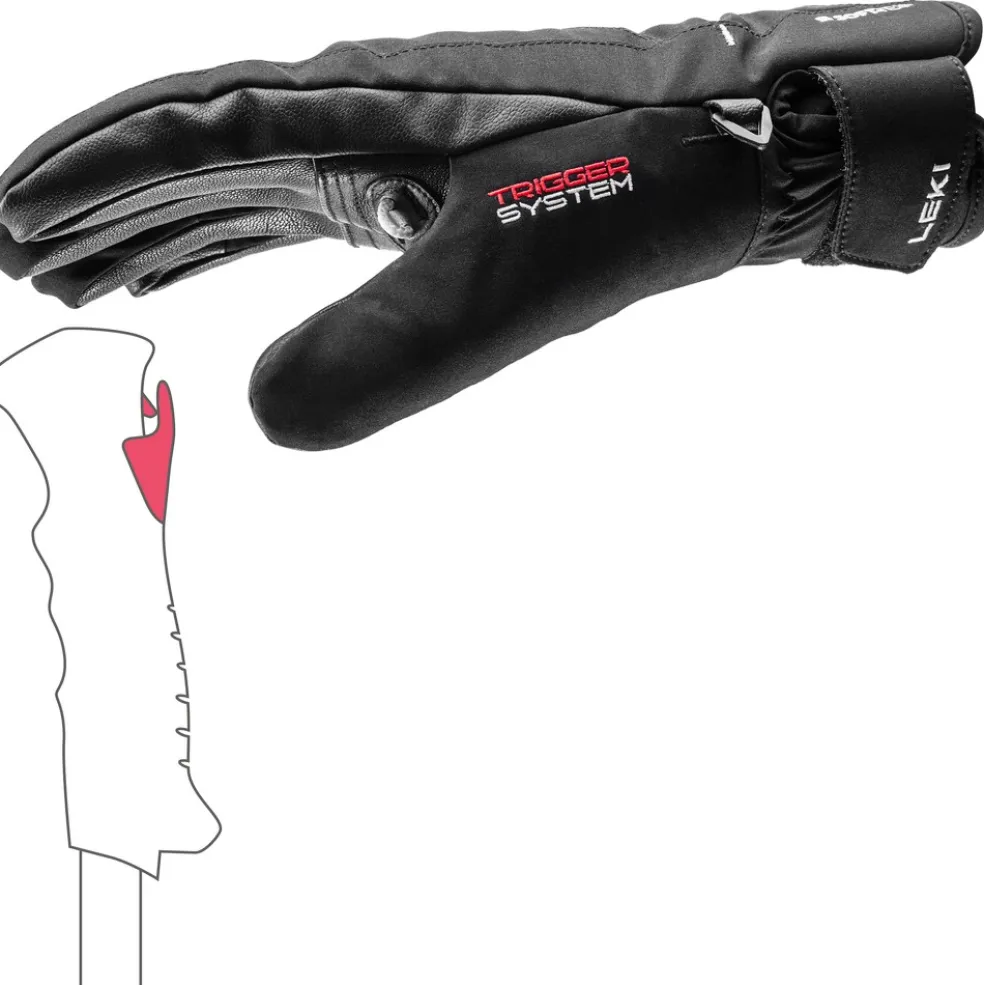 Leki Cerro 3D handschoenen dames black
