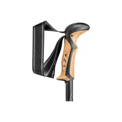 Leki Khumbu wandelstokken dark anthracite white bright red