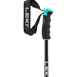 Leki Neolite Airfoil skistokken dames gunmetal  black light turquoise