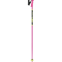 Leki Racing Kids skistokken junior neon pink black  neon yellow