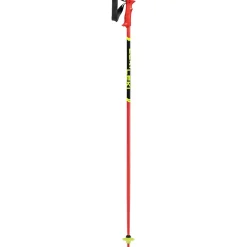 Leki Racing Kids skistokken junior bright red black  neon yellow