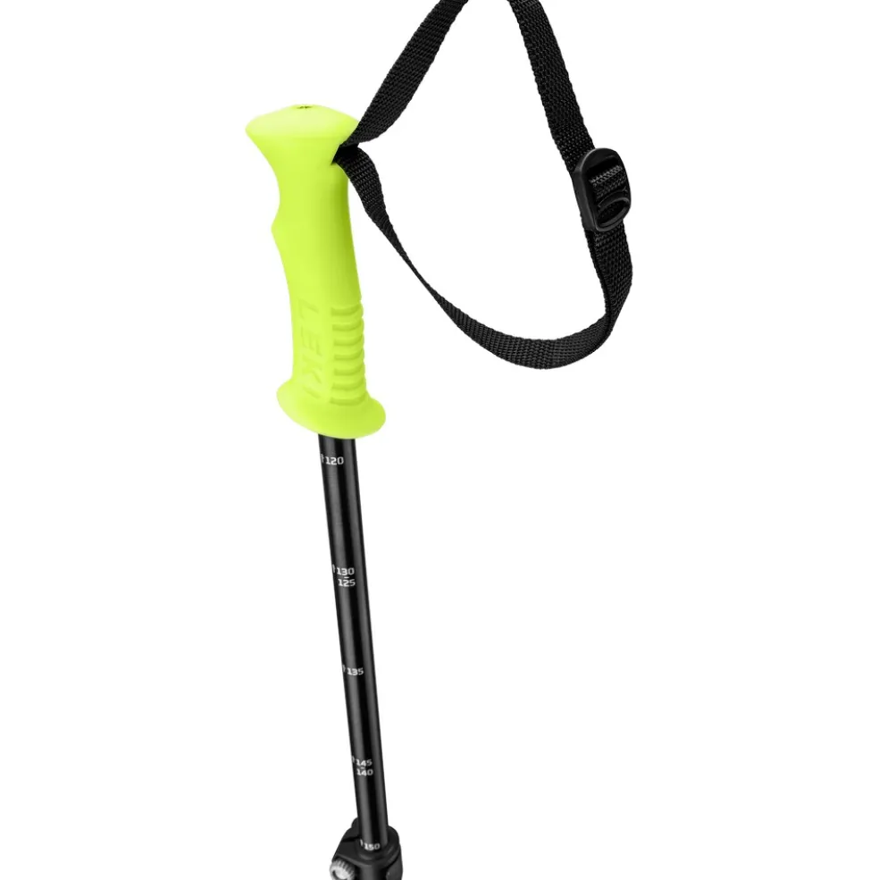 Leki Rider Vario skistokken junior neon yellow black - 85 - 105 cm