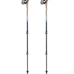 Leki Traveller Carbon wandelstokken midnight blue dark  metallic