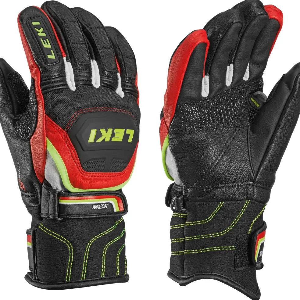 Leki Worldcup Race Flex S handschoenen junior black red