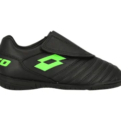 Lotto Milano 700 ID K zaalvoetbalschoenen junior all black spring green