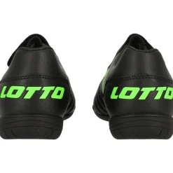 Lotto Milano 700 ID K zaalvoetbalschoenen junior all black spring green