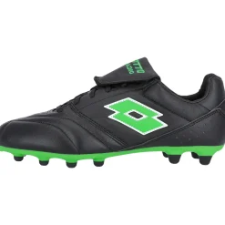 Lotto Stadio 200 FG voetbalschoenen heren all black spring green