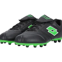 Lotto Stadio 200 FG voetbalschoenen heren all black spring green