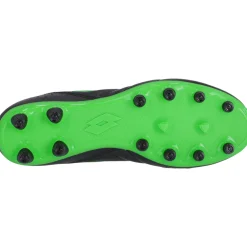 Lotto Stadio 200 FG voetbalschoenen heren all black spring green