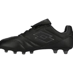 Lotto Stadio 200 FG voetbalschoenen heren all black asphalt
