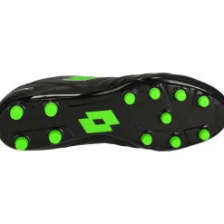 Lotto Stadio 300 III FG voetbalschoenen heren all black spring green