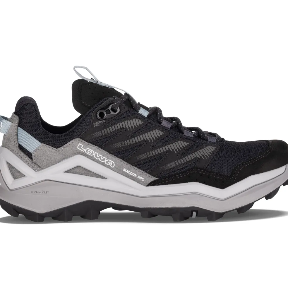 Lowa Maddox Pro GTX Lo Wide wandelschoenen heren black grey