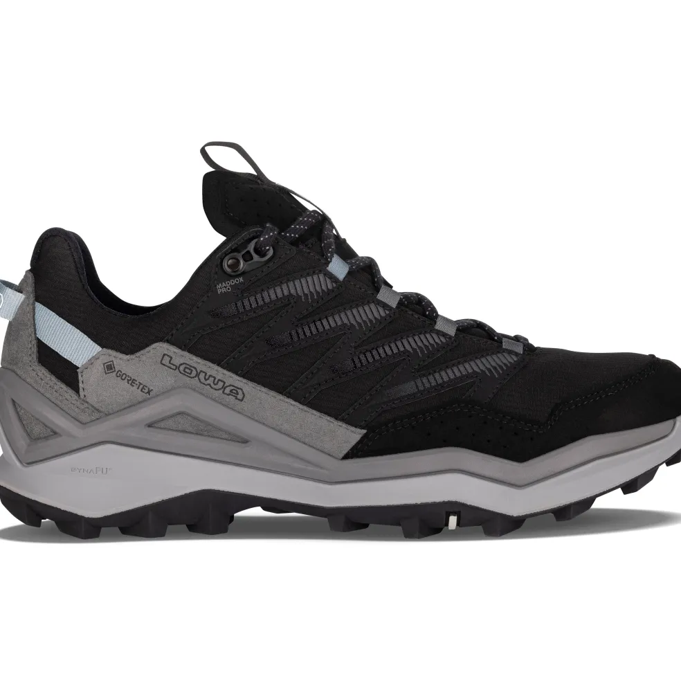 Lowa Maddox Pro GTX Lo Ws Wide wandelschoenen dames black grey