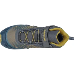 Lowa Merger GTX QC Mid wandelschoenen junior petrol mustard