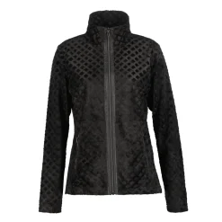 Luhta Ahmas fleece vest dames basic black