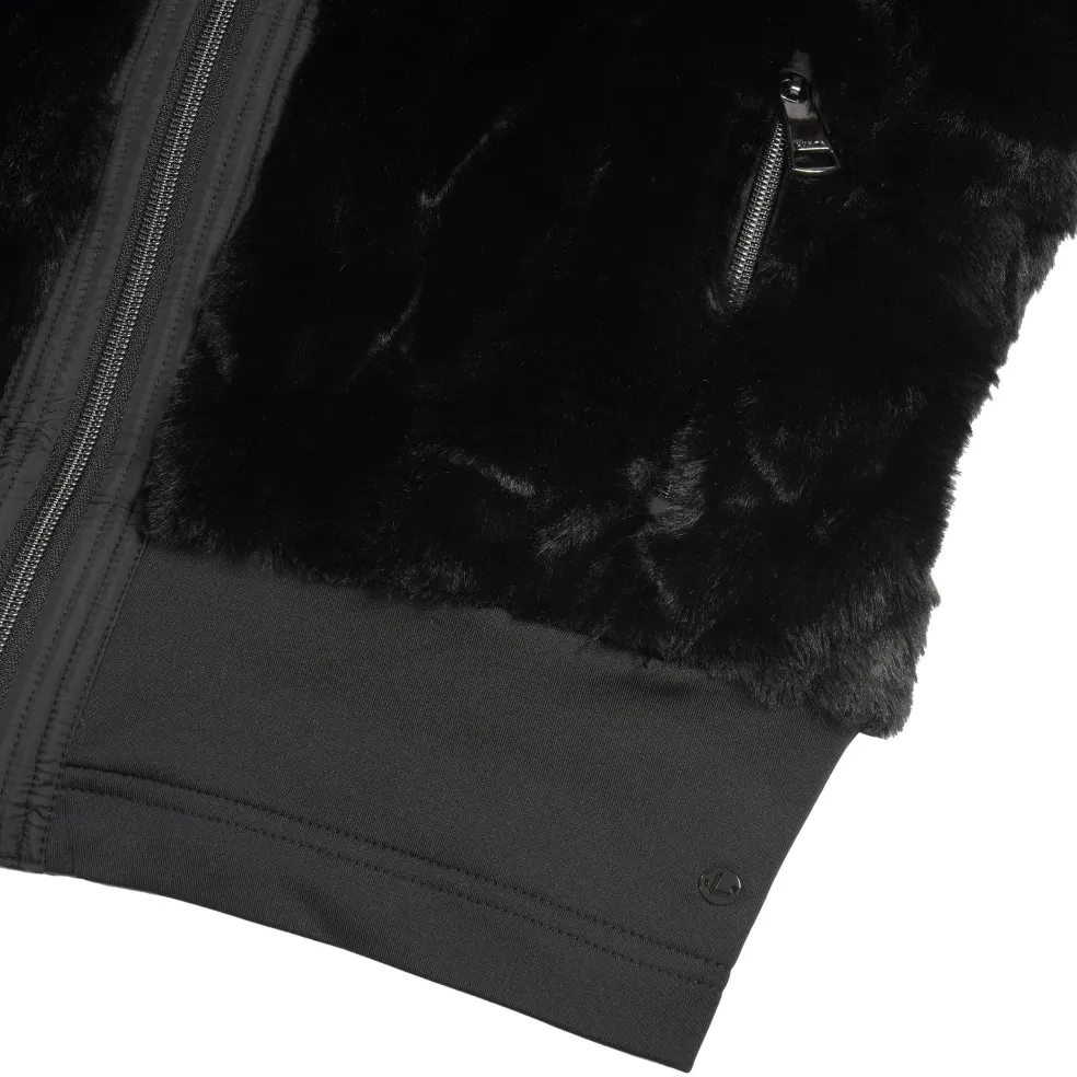 Luhta Ailakkavaara fleece vest dames basic black