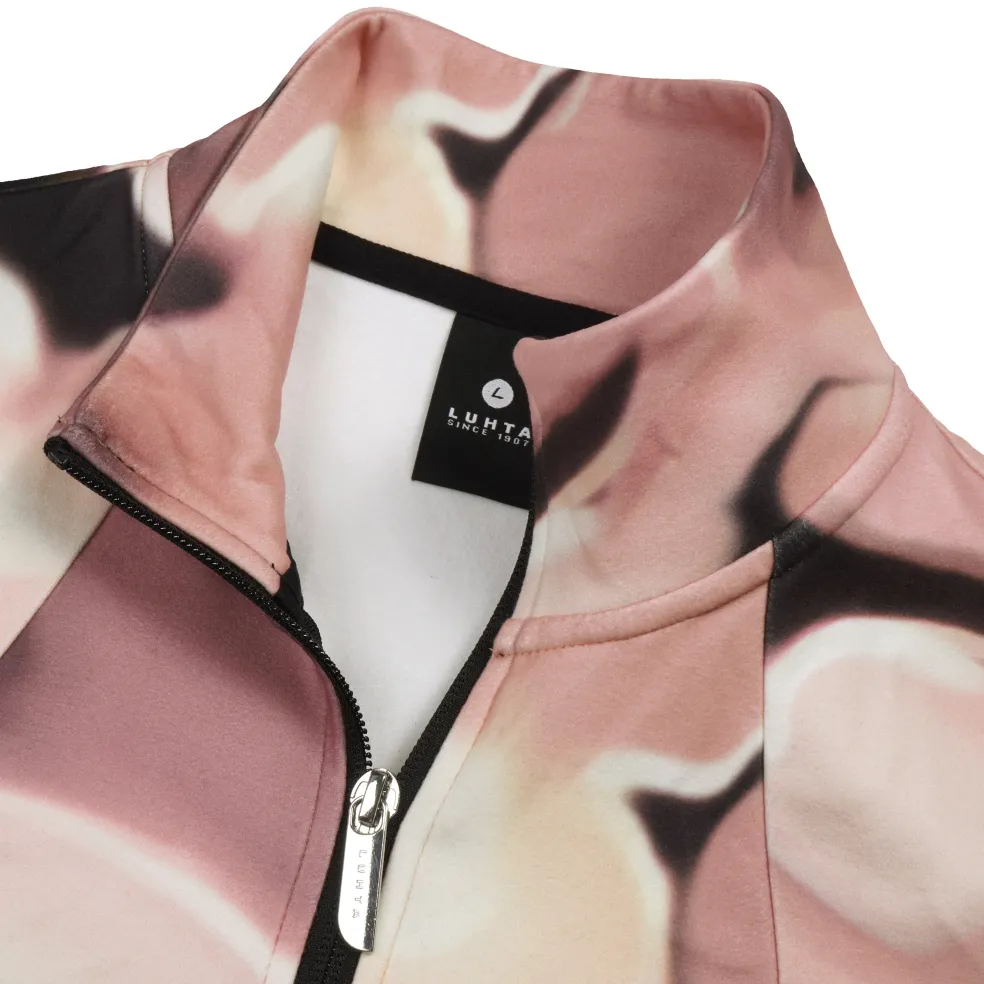 Luhta Auttoinen fleece vest dames abricot