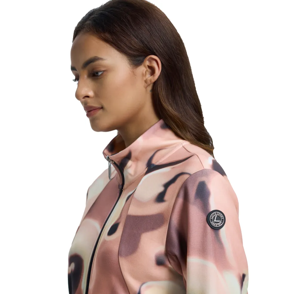 Luhta Auttoinen fleece vest dames abricot