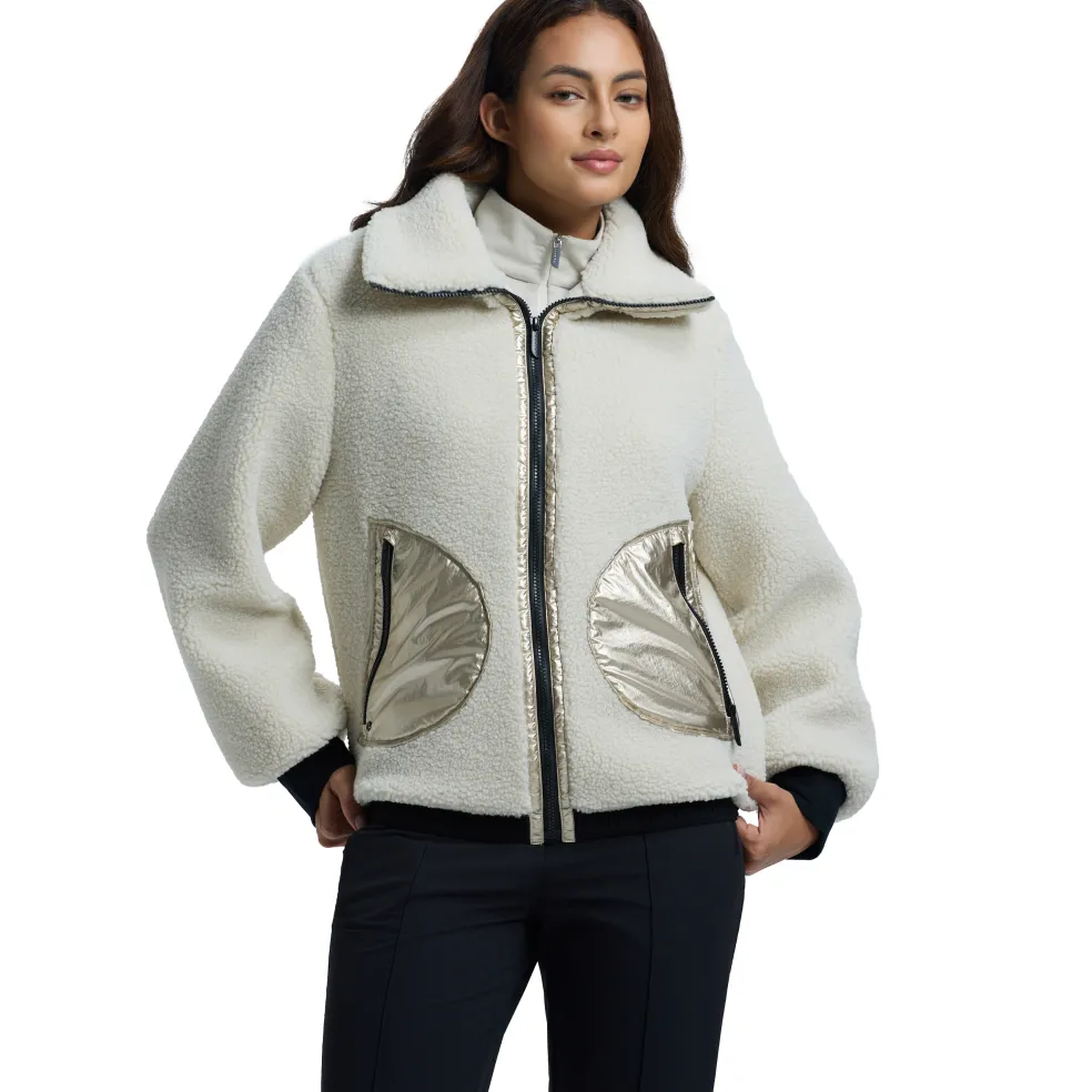 Luhta Iskoinen fleece vest dames powder