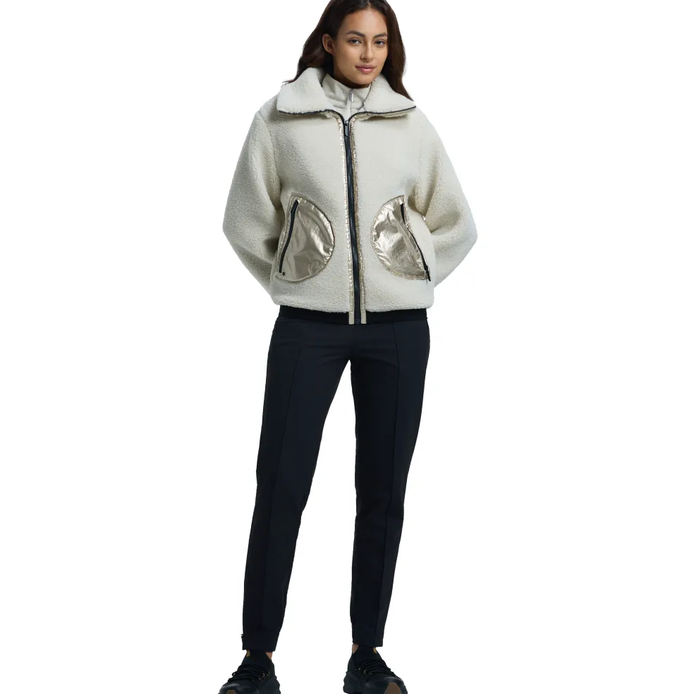 Luhta Iskoinen fleece vest dames powder