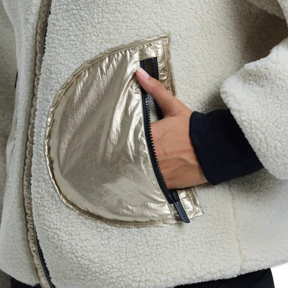 Luhta Iskoinen fleece vest dames powder