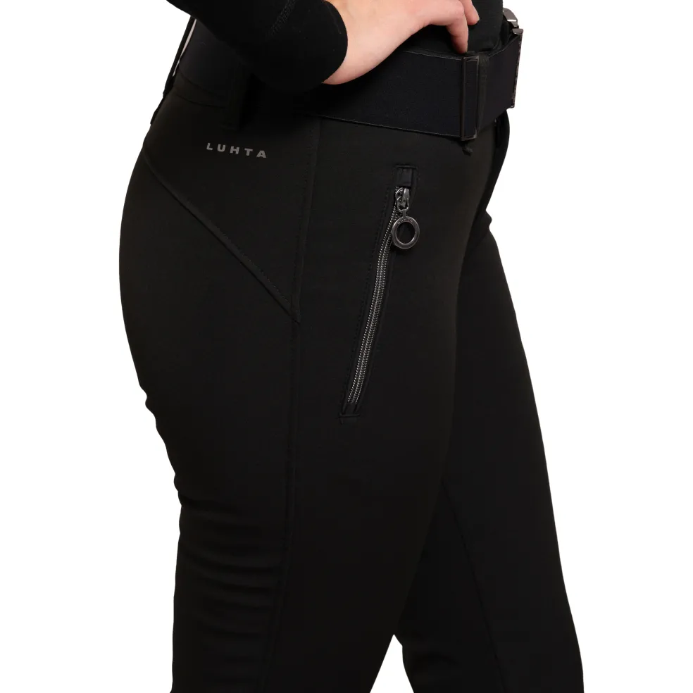 Luhta Joentaus softshell skibroek dames black