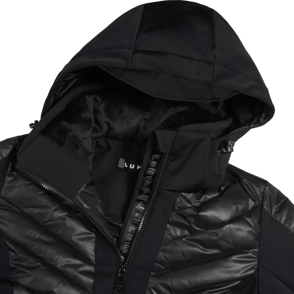 Luhta Mallatunturit softshell winterjas dames basic black